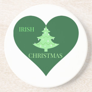 Porta-copos De Arenito Natal irlandês