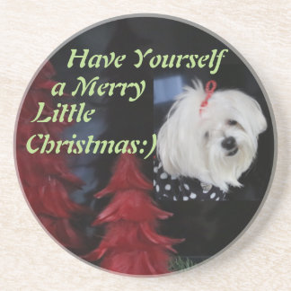 Porta-copos De Arenito Natal maltês