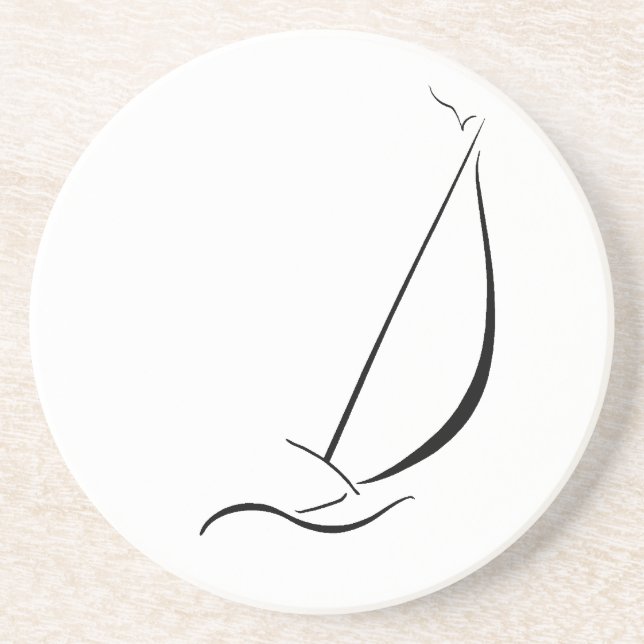 Porta-copos De Arenito Navigação (Frente)