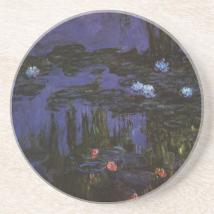 Porta-copos De Arenito Nenúfares de Claude Monet, Impressionismo Antigo
