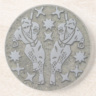 Porta-copos De Arenito Ninja Manhole