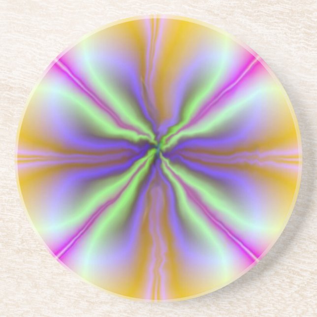 Porta-copos De Arenito No meio da tempestade (Frente)