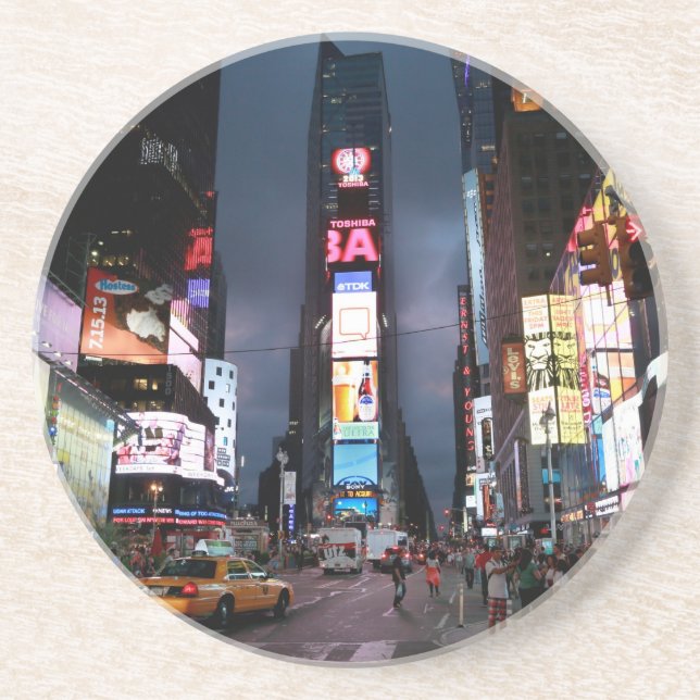 Porta-copos De Arenito Nova Iorque da Times Square Ultimate (Frente)