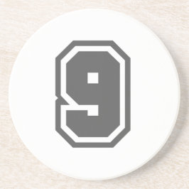 Porta-copos De Arenito Número 9