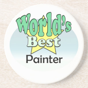 Porta-copos De Arenito O melhor pintor do mundo