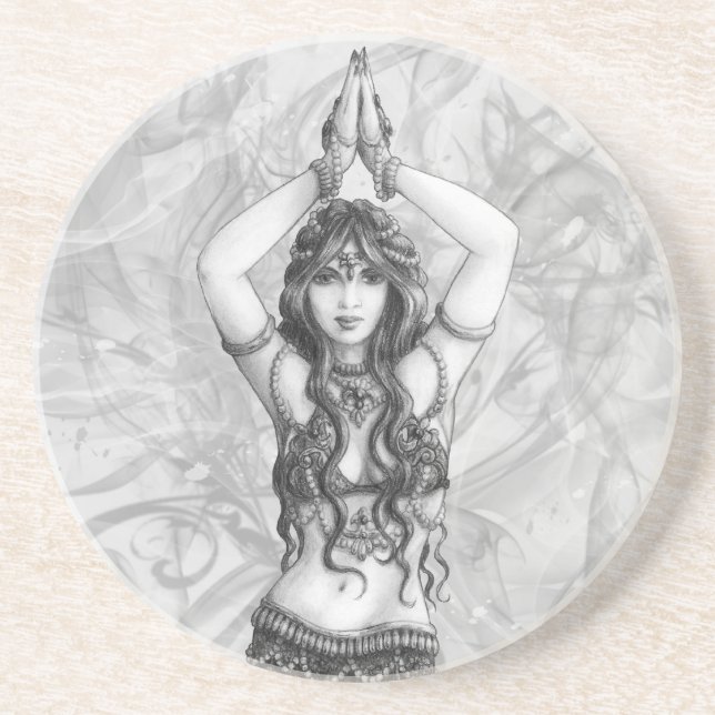 Porta-copos De Arenito Odalisk (Frente)