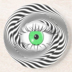 PORTA-COPOS DE ARENITO OLHOS HIPNÓTICOS - HIPNOTISTA