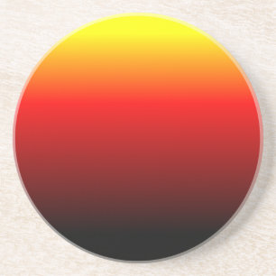 Porta-copos De Arenito Ombre Sunset