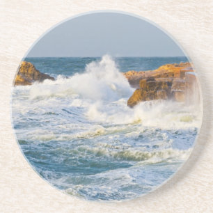 Porta-copos De Arenito Ondas do mar