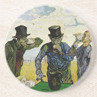 Porta-copos De Arenito Os bebedores por Vincent van Gogh