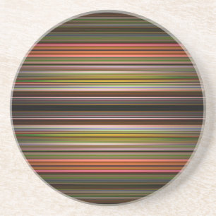 Porta-copos De Arenito padrão Abstrato stripes