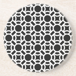 Porta-copos De Arenito Padrão Branco Sem Costura DIY Cor de Fundo