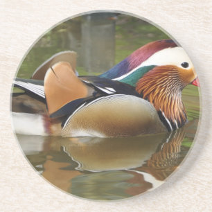 Porta-copos De Arenito pato-de-mandarina