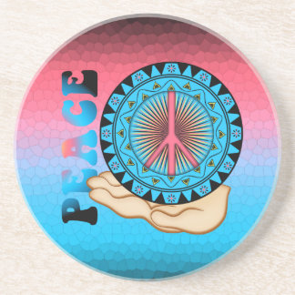 Porta-copos De Arenito Paz ~ Sun