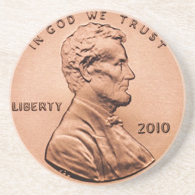 Porta-copos De Arenito Penny (Frente)