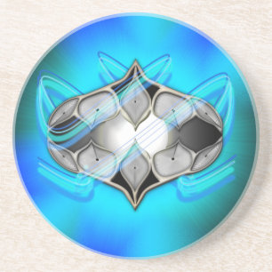 Porta-copos De Arenito Pérola Dentro