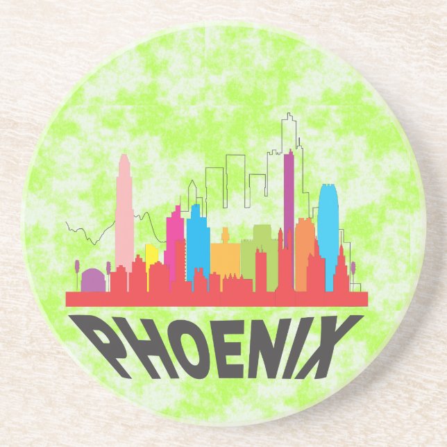 Porta-copos De Arenito Phoenix (Frente)
