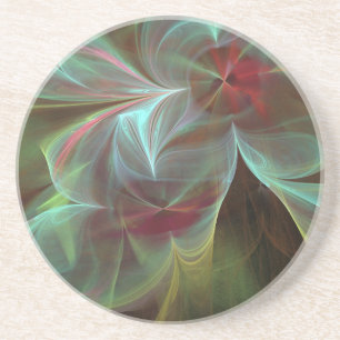 Porta-copos De Arenito Picos azuis e amarelos