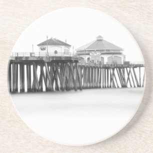 Porta-copos De Arenito Pier de praia de Huntington