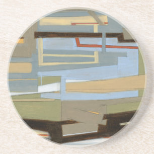 Porta-copos De Arenito Pintura da expressão livre moderna de Norman Wyat