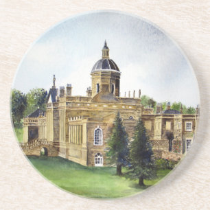 Porta-copos De Arenito Pintura em Watercolor Castle Howard North Yorkshir