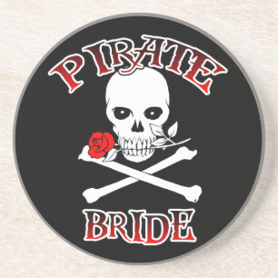 Porta-copos De Arenito Pirate Bride