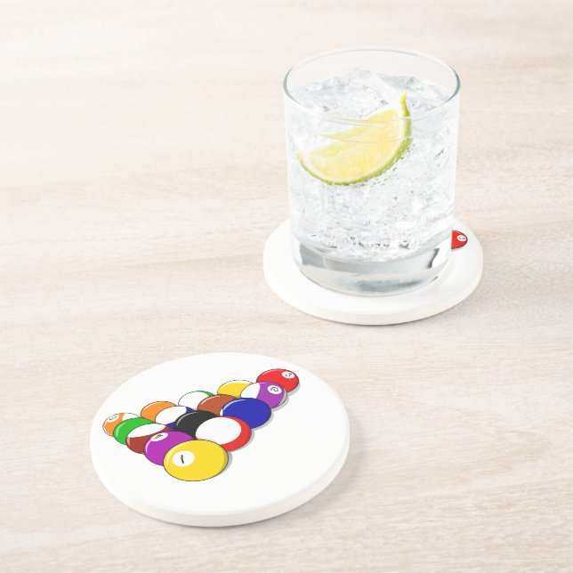 Porta-copos De Arenito Piscina Hall Balls Rack Em Sports Leisure Billiard (Lateral)