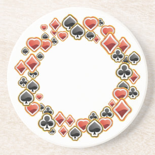 Porta-copos De Arenito Placas em Reprodução