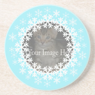 Porta-copos De Arenito Portas copos de Fotografia em Floco de Neve