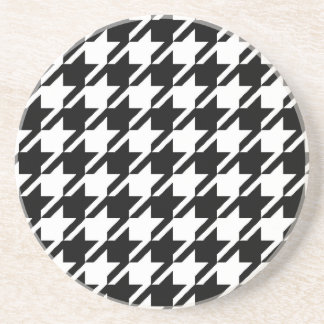 Porta-copos De Arenito Portas copos de Houndstooth