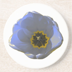 Porta-copos De Arenito Portas copos de Tulip Azul e Amarelo