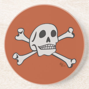 Porta-copos De Arenito Portas copos do crânio