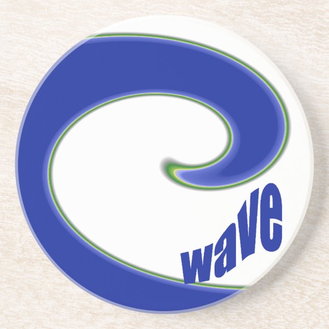 Porta-copos De Arenito Portas copos do maremoto (Frente)