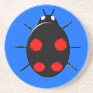 Porta-copos De Arenito Portas copos Harlequin Ladybird