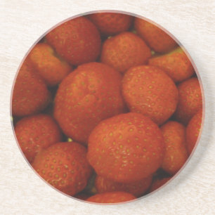 Porta-copos De Arenito Portas copos Juicy Strawberry