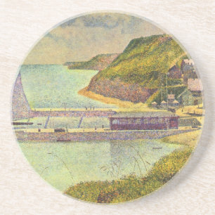 Porta-copos De Arenito Porto de Port-en-Bessin, Maré Alta de Georges Seur
