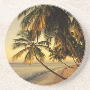 Porta-copos De Arenito Praia no pôr do sol, Trinidad