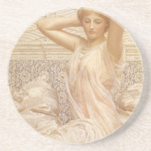 Porta-copos De Arenito Prata por Albert Joseph Moore, Arte Fino Vitoriano