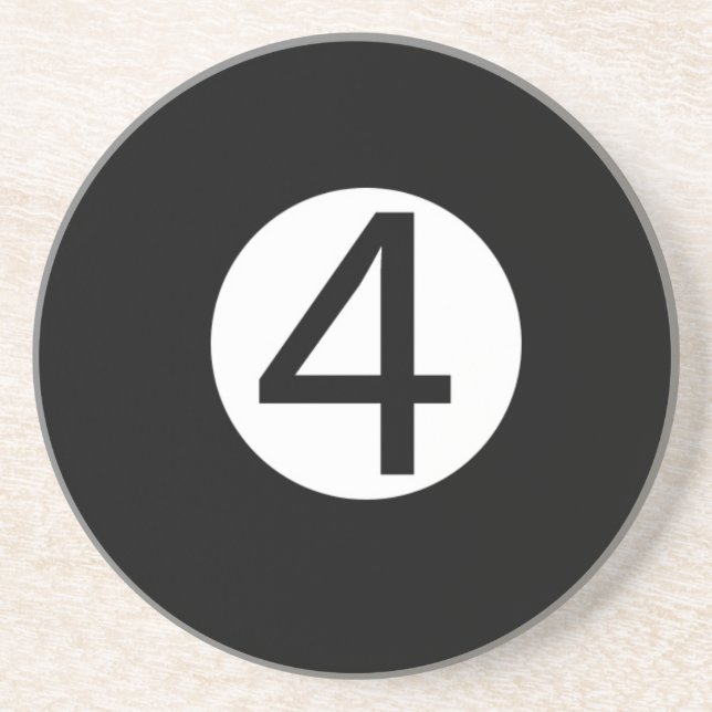 Porta-copos De Arenito Quatro Portas copos (Frente)