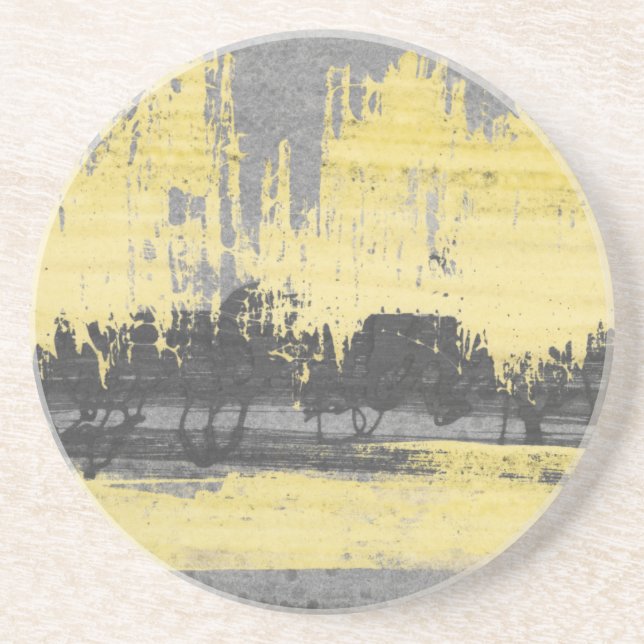 Porta-copos De Arenito Radar II (Frente)