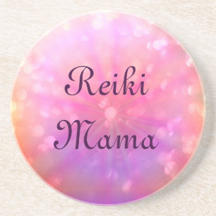 Porta-copos De Arenito Reiki Mama