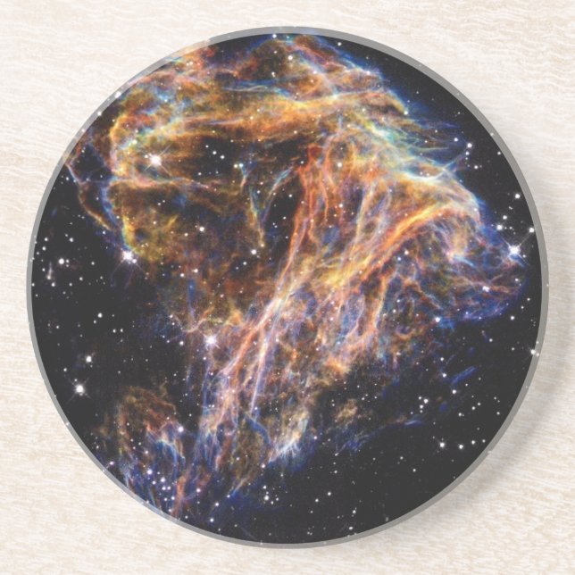 Porta-copos De Arenito Restos de uma explosão estelar (Frente)