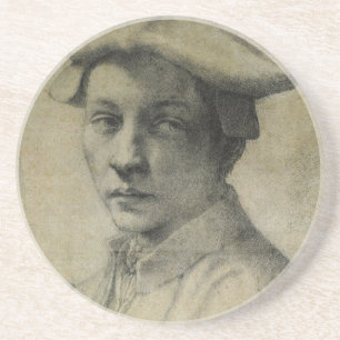 Porta-copos De Arenito Retrato de Andrea Quaratesi por Michelangelo  
