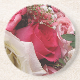 Porta-copos De Arenito Rosas