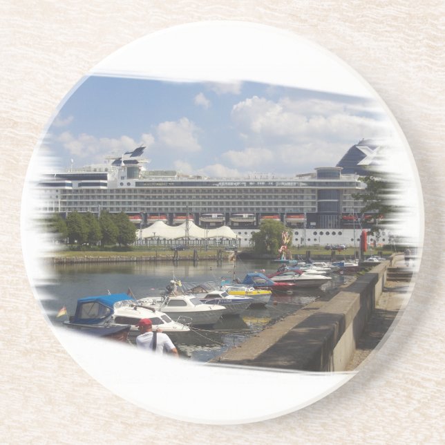 Porta-copos De Arenito Rostock (Frente)