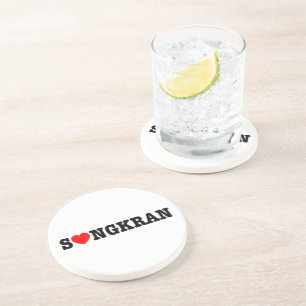 Porta-copos De Arenito S ❤ NGKRAN ~ Heart (Love) Songkran