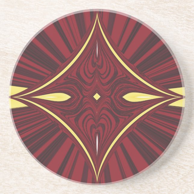 Porta-copos De Arenito Scarlet Rope (Frente)