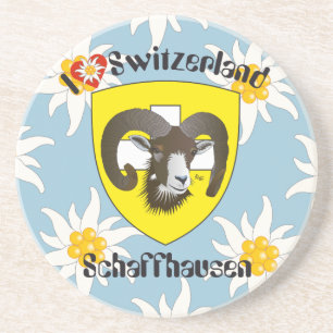 Porta-copos De Arenito Schaffhausen - Suíça Suisse - Svizzera
