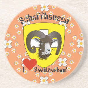 Porta-copos De Arenito Schaffhausen - Suíça Suisse - Svizzera