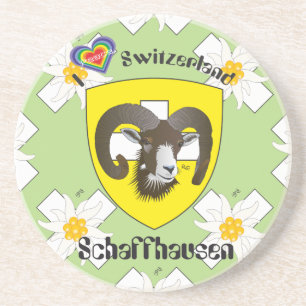 Porta-copos De Arenito Schaffhausen - Suíça Suisse - Svizzera